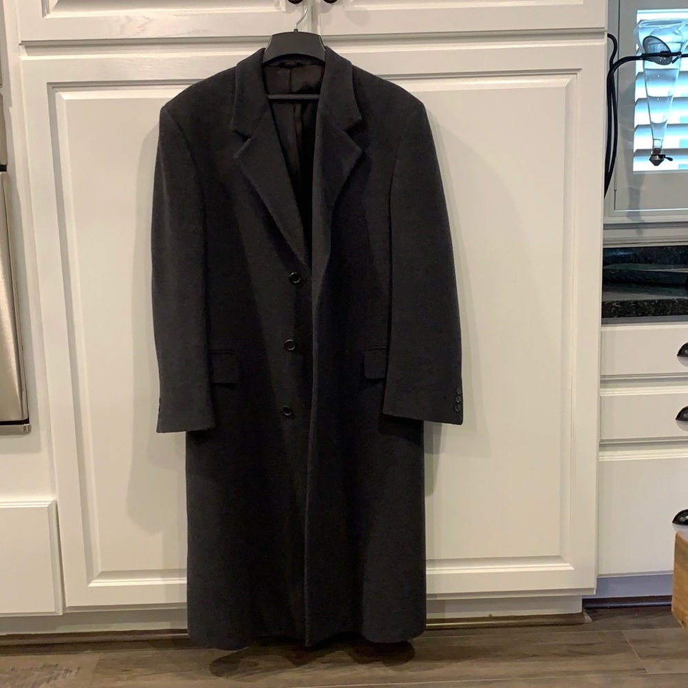 Full length cashmere overcoat